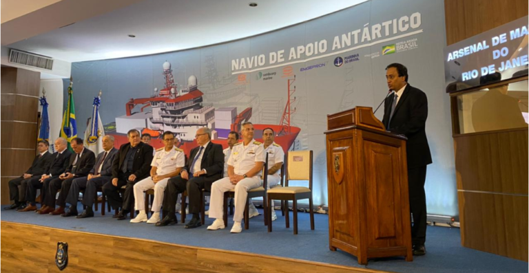 Read more about the article Assinado o contrato de construção do Navio de Apoio Antártico