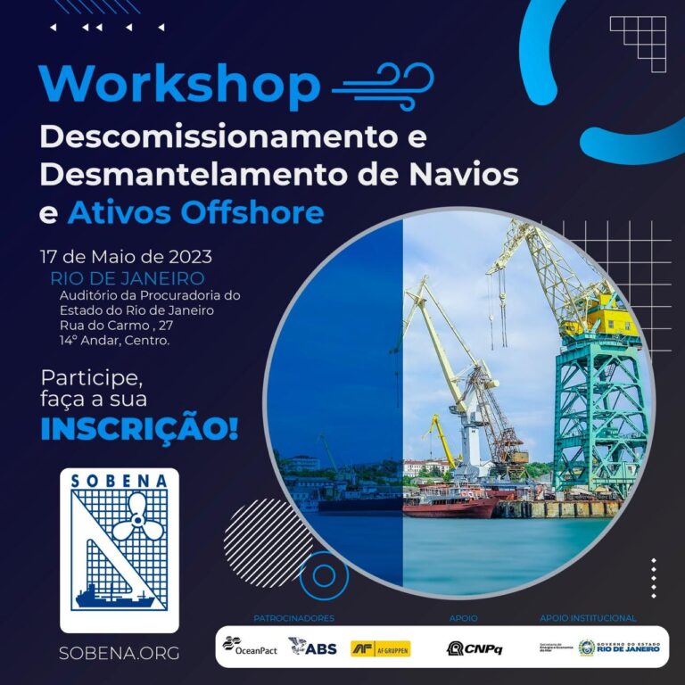 Leia mais sobre o artigo Workshop Descomissionamento e Desmantelamento de Navios e Ativos Offshore