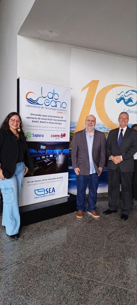 Leia mais sobre o artigo Cluster Tecnológico Naval participa da apresentação do simulador de PLSV da Sapura e Coppe/UFRJ