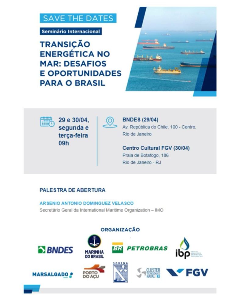 Leia mais sobre o artigo Seminário Internacional de Transição Energética no Mar.