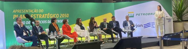 Leia mais sobre o artigo Cluster Tecnológico Naval esteve presente no lançamento do Plano Estratégico 2050 e Plano de Negócios 2025-2029 da PETROBRAS