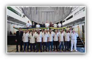 Leia mais sobre o artigo Retomada da Indústria Naval com Batimento de Quilha de Navio-Patrulha