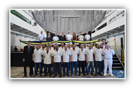 Leia mais sobre o artigo Retomada da Indústria Naval com Batimento de Quilha de Navio-Patrulha